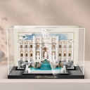 Acrylic Clear Display Case for Lego 21062 Roman Wishing Fountain Model Collectibles Countertop Display Case Gift Dust Box Organizer Display Box only